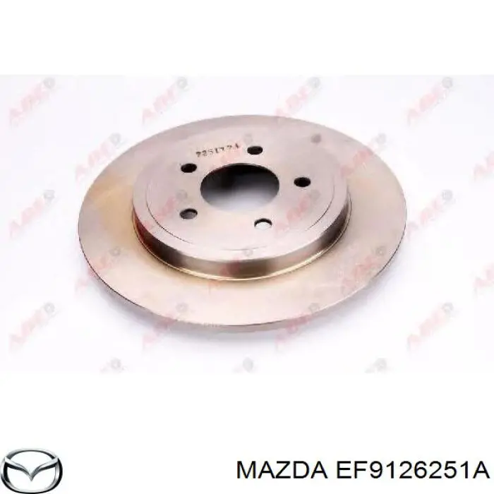 EF9126251A Mazda тормозные диски