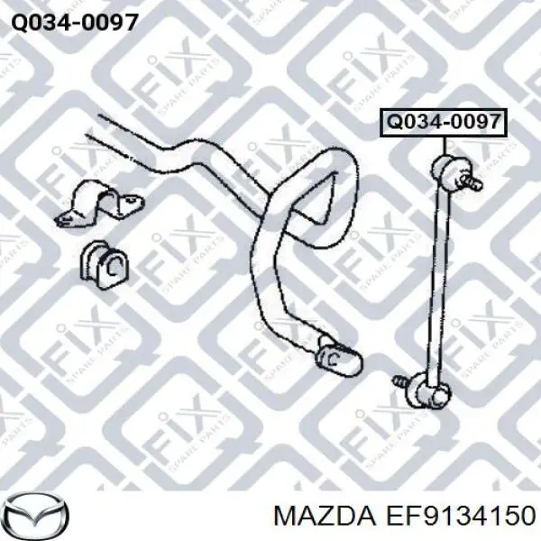 Купить EF9134150 Mazda Амортизационная стойка