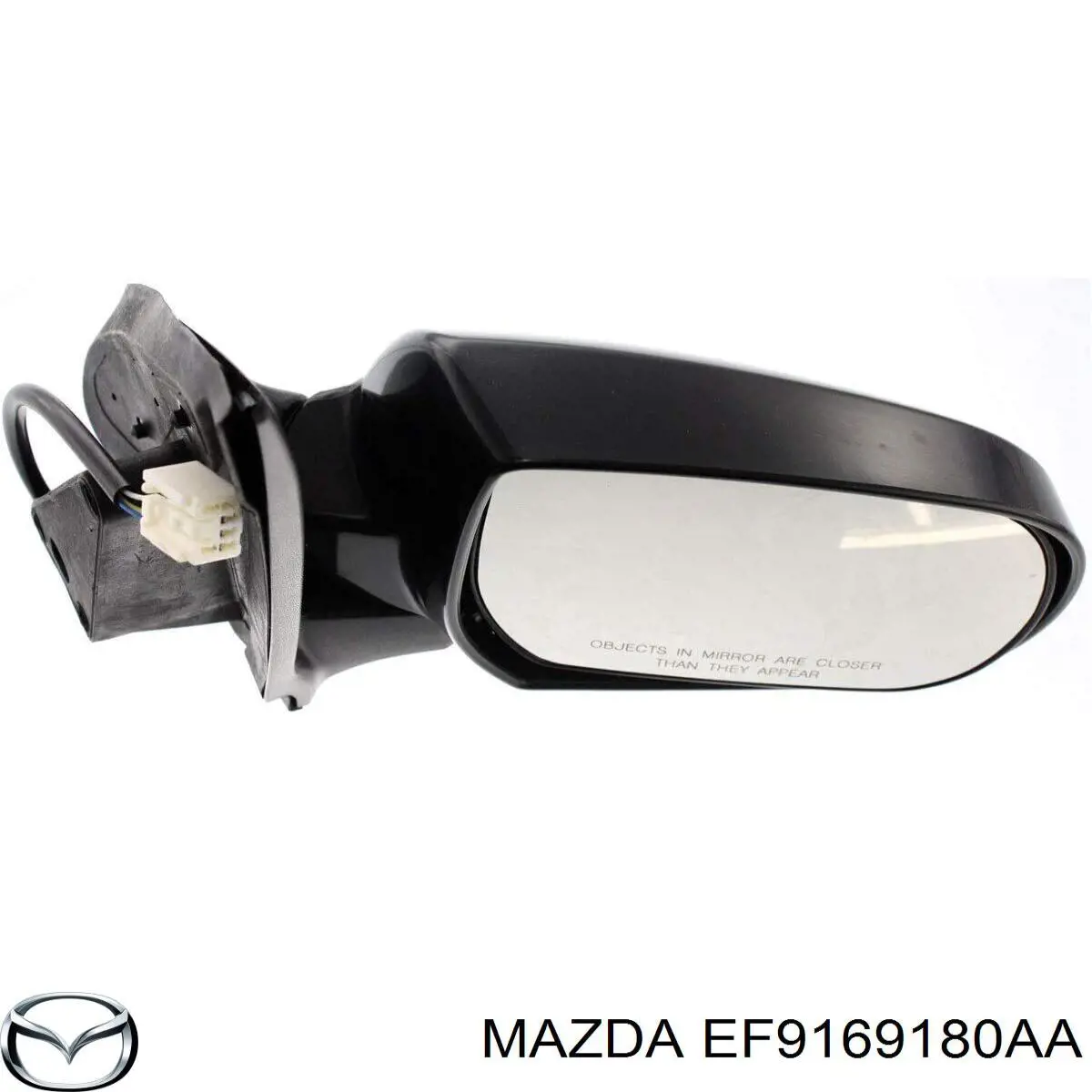 EF9169180AA Mazda Espelho de retrovisão esquerdo
