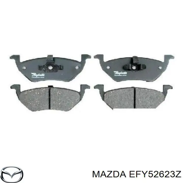 Купить EFY52623Z Mazda Колодки тормозные задние, дисковые