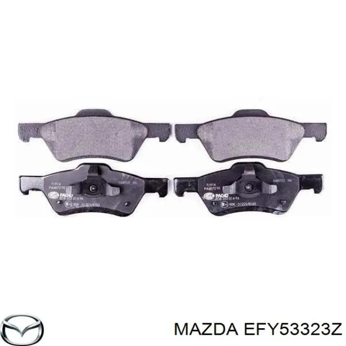 Тормозные колодки Mazda EFY53323Z