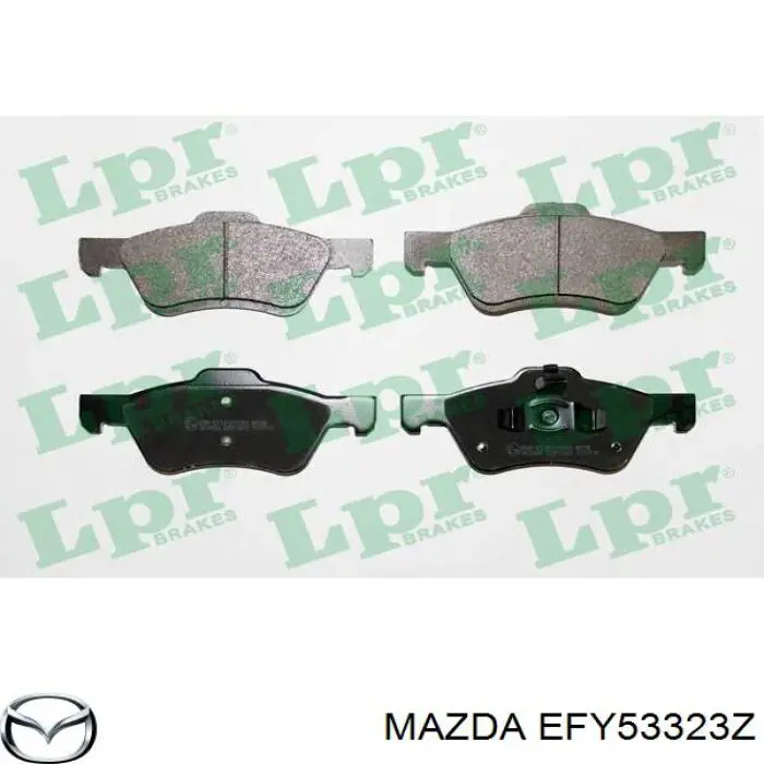 Купить EFY53323Z Mazda Колодки тормозные