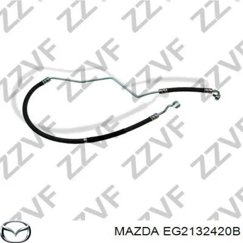 Шланг ГУР высокого давления от насоса до рейки (механизма) на Mazda CX-7 ER