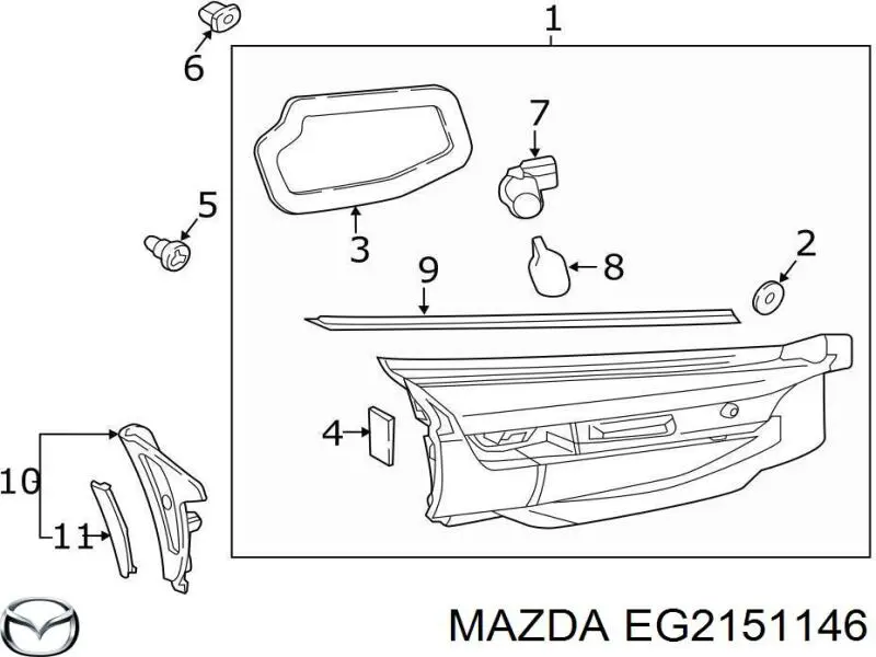 Купить EG2151146 Mazda 