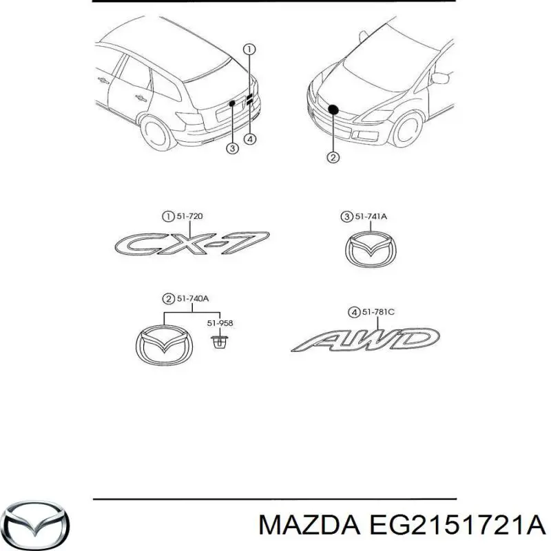 EG2151721A Mazda 