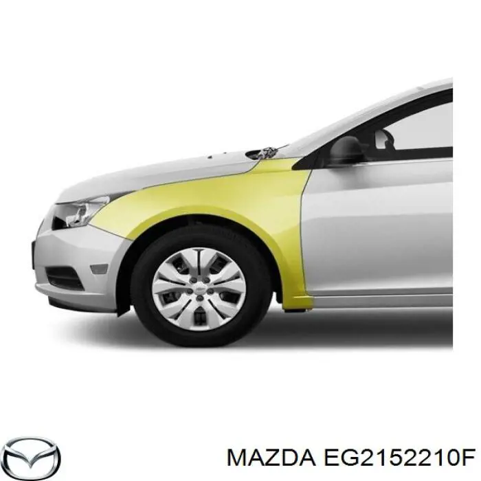 Крыло переднее левое Mazda EG2152210F цена, от 91.67 USD
