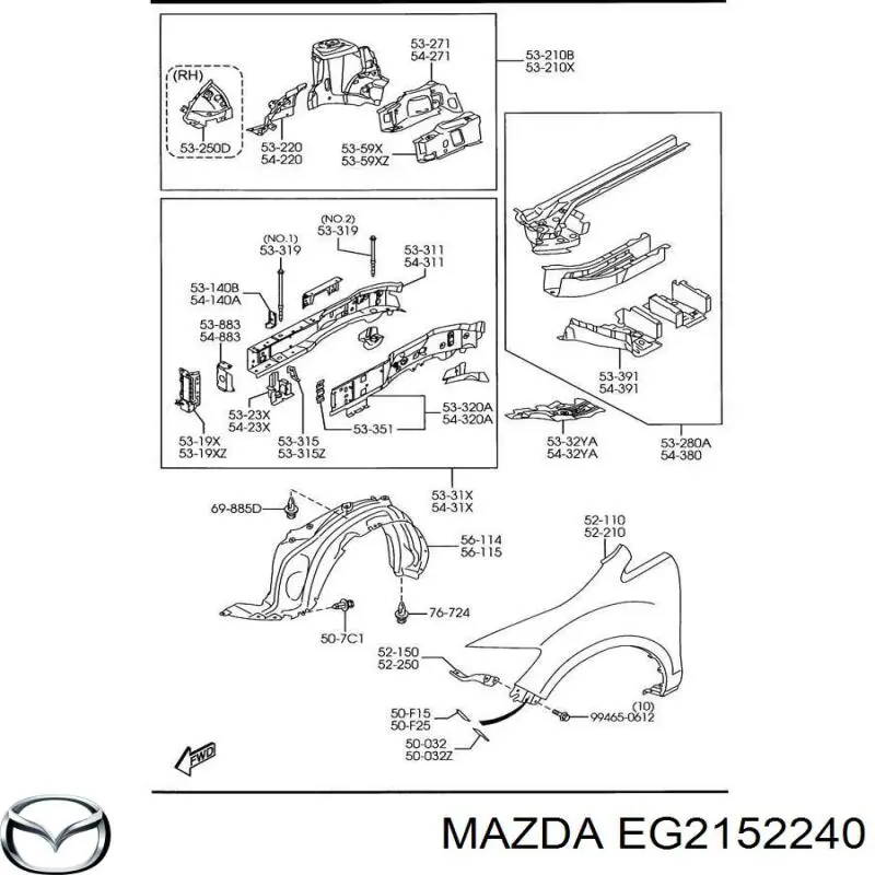 EG2152240 Mazda 