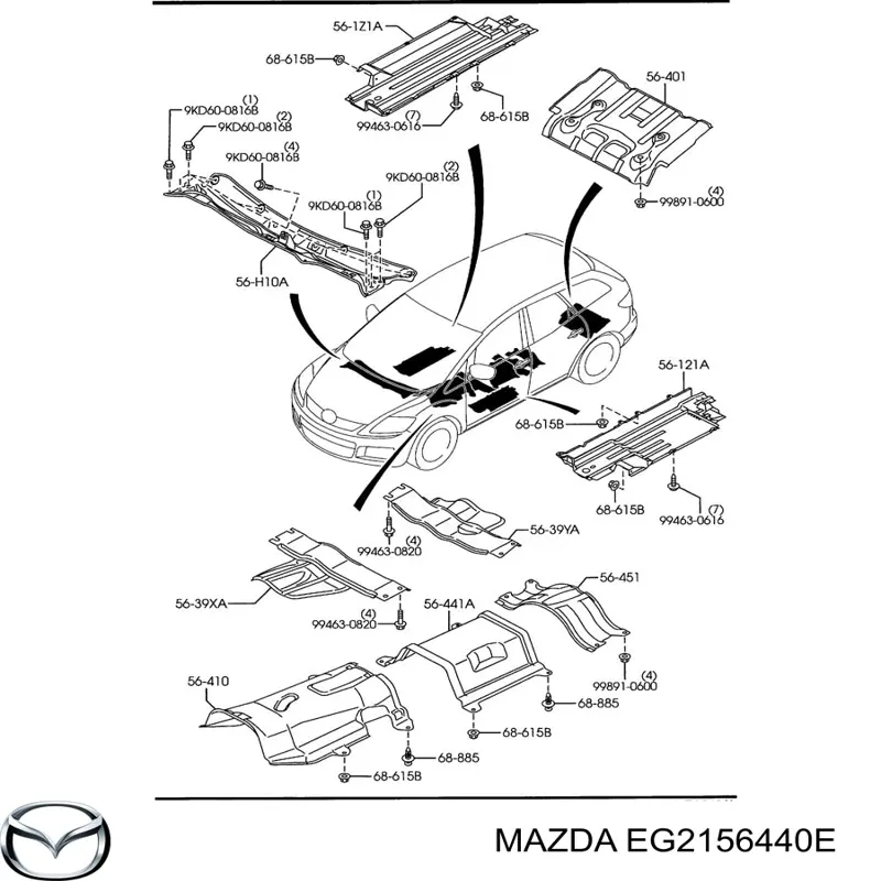 EG2156440E Mazda 