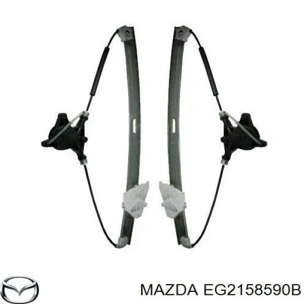 Механизм стеклоподъемника двери передней правой на Mazda CX-7 ER
