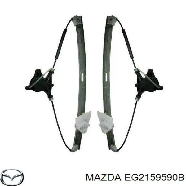 Механизм стеклоподъемника водительской двери Mazda EG2159590B цена, от 28.22 USD