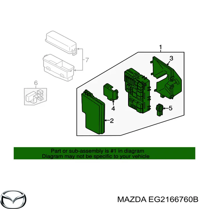  Mazda EG2166760B цена, от 57.01 USD