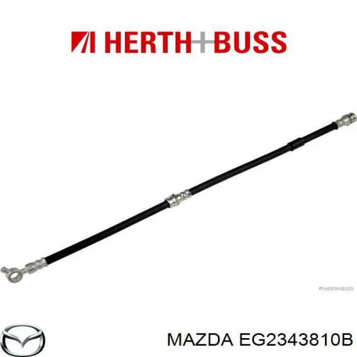 Тормозной шланг задний Mazda EG2343810B цена, от 12.67 USD
