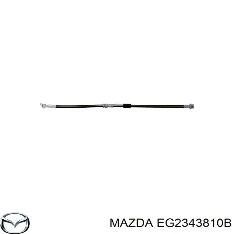 EG2343810C Mazda mangueira do freio traseira