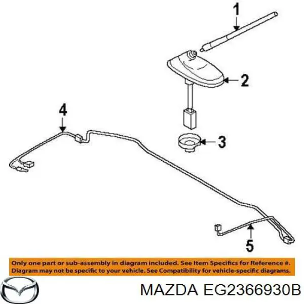  Mazda EG2366930B цена, от 1403.12 UAH