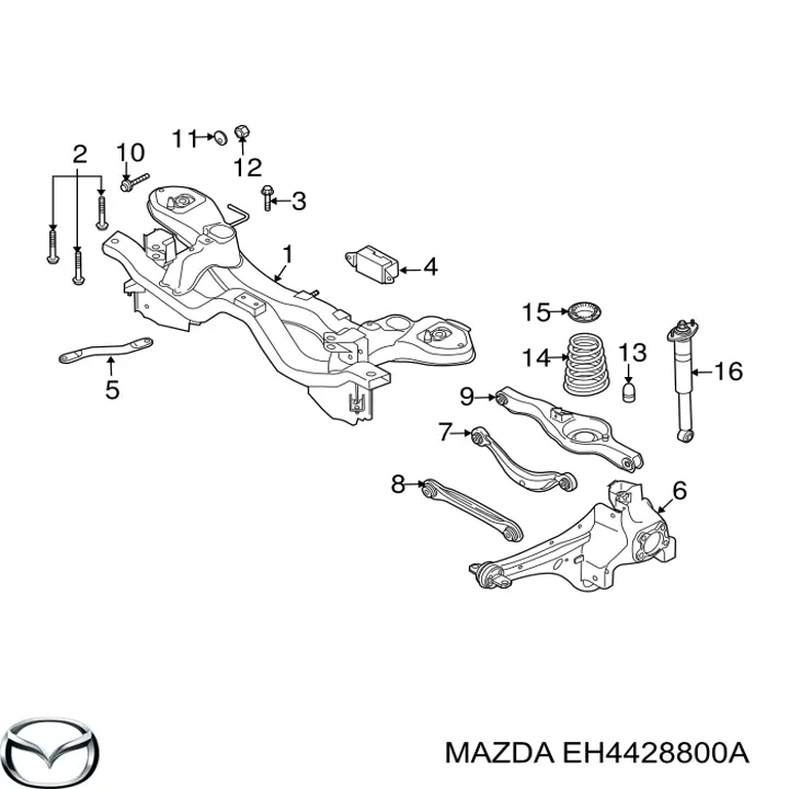  Mazda EH4428800A цена, от  USD