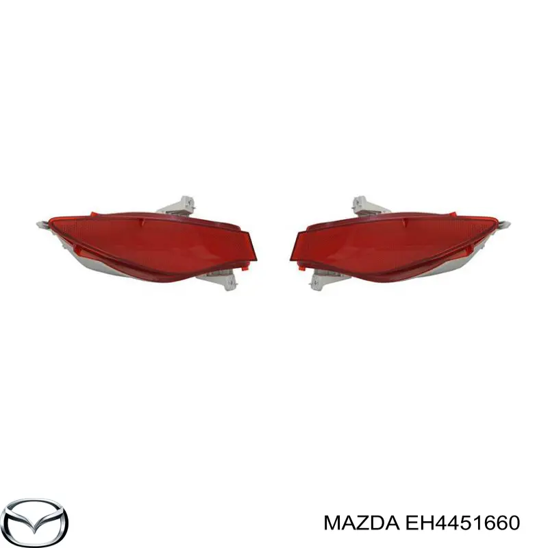 EH4451660 Mazda lanterna de nevoeiro traseira esquerda
