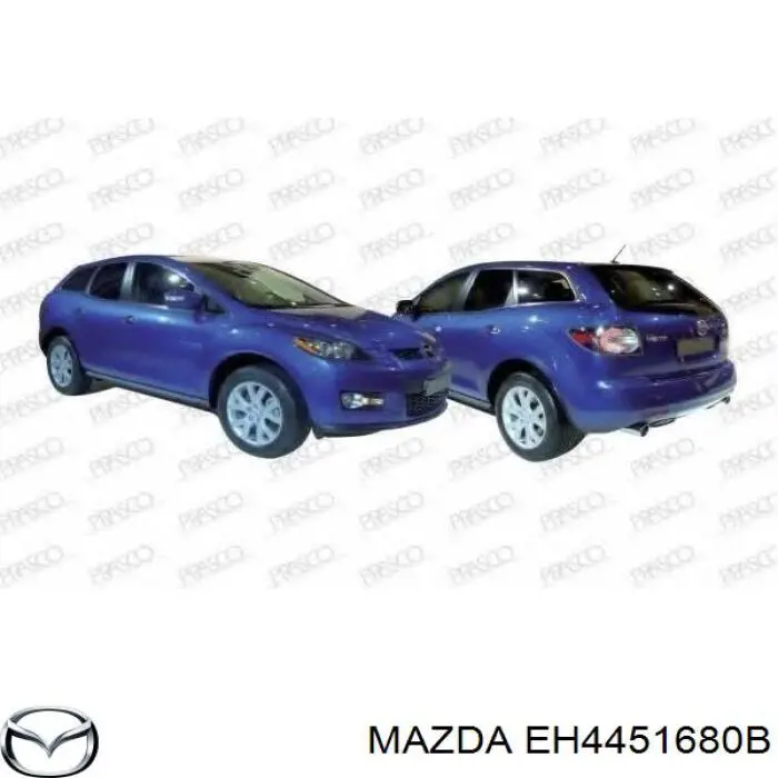 Luzes de nevoeiro direitas para Mazda CX-7 (ER)