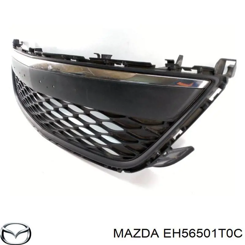 Решетка бампера переднего EH56501T0C Mazda