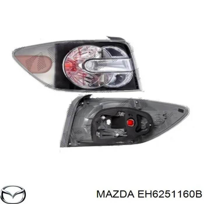 Фонарь задний левый на Mazda CX-7 ER