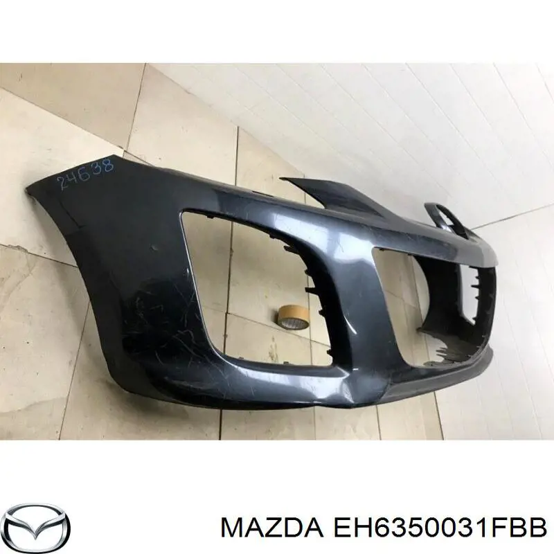 Передний бампер EH6350031FBB Mazda
