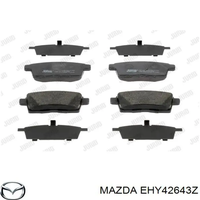 Задние тормозные колодки EHY42643Z Mazda