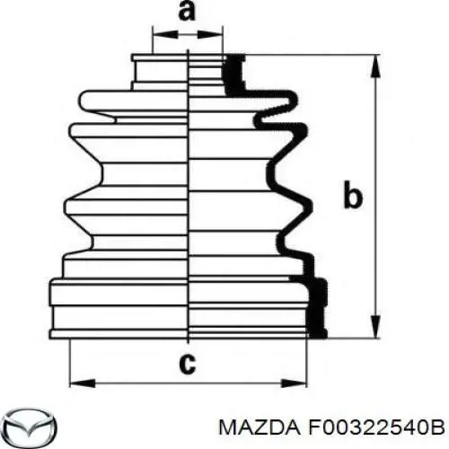  F00322540B Mazda