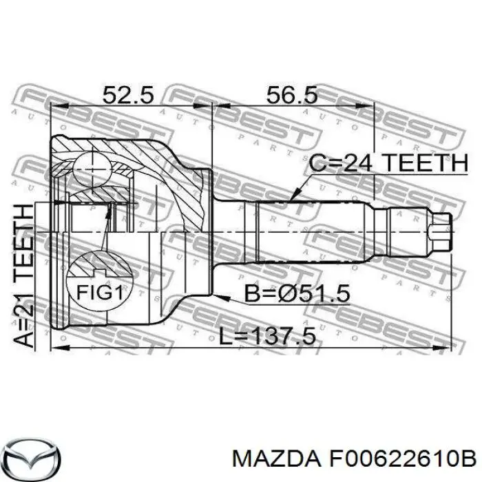  F00622610B Mazda