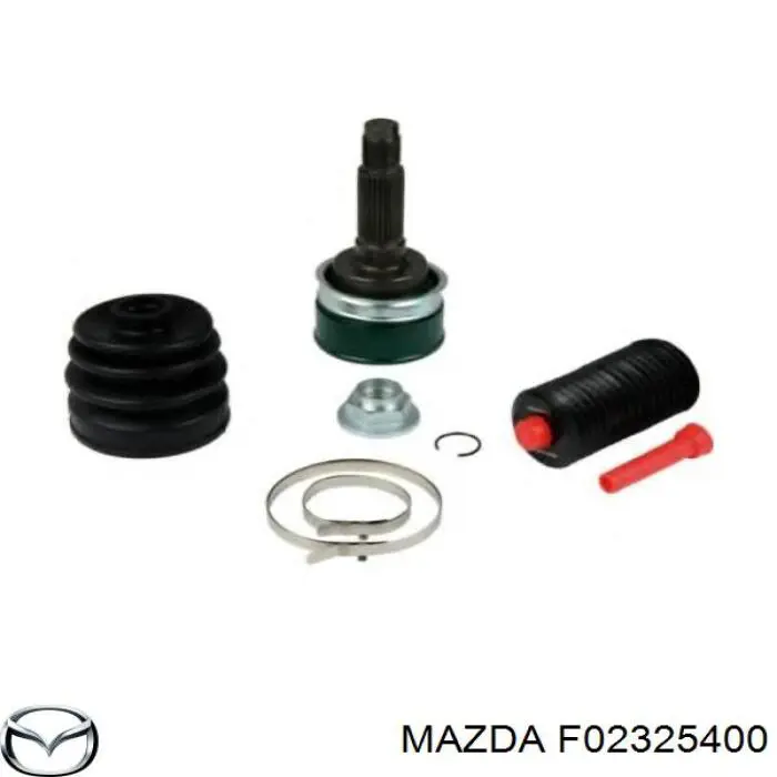 Полуось (привод) передняя правая F02325400 Mazda