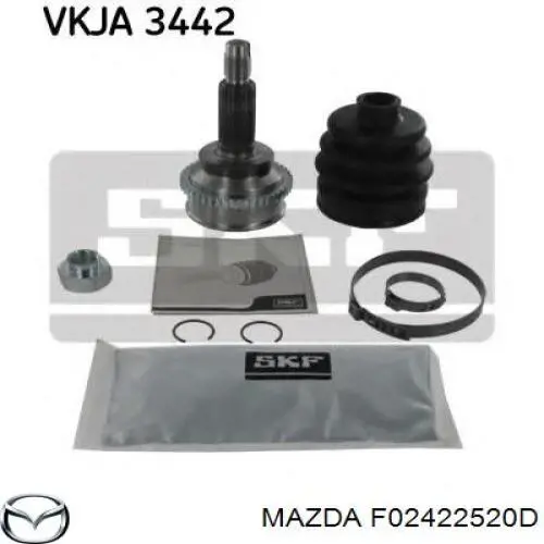 F02422520D Mazda Граната внутренняя передняя левая