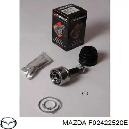 Шарнир угловых скоростей передний левый Mazda F02422520E цена, от 67.15 USD