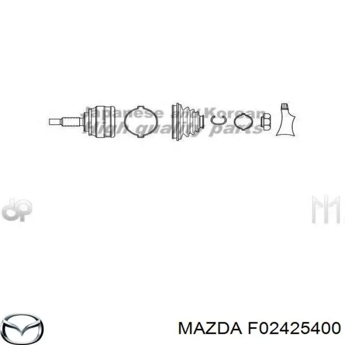 F02425400 Mazda Полуось передняя, правая