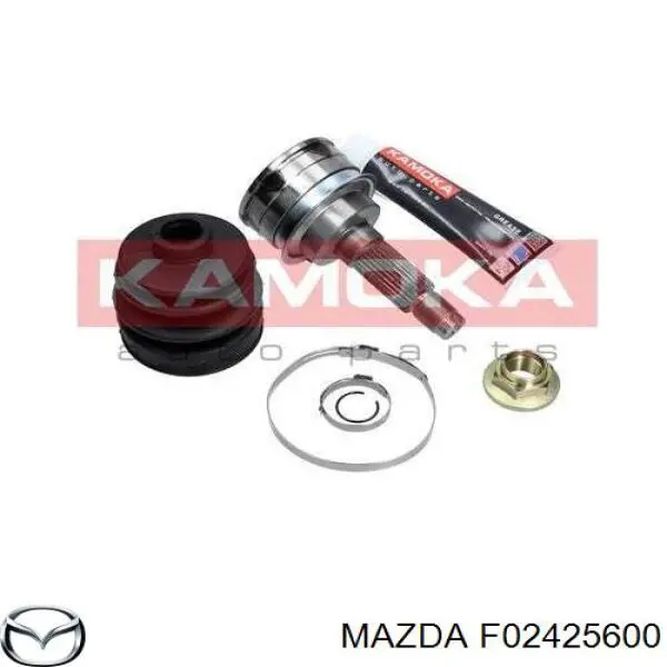 Полуось передняя левая на Mazda 323 F IV BG
