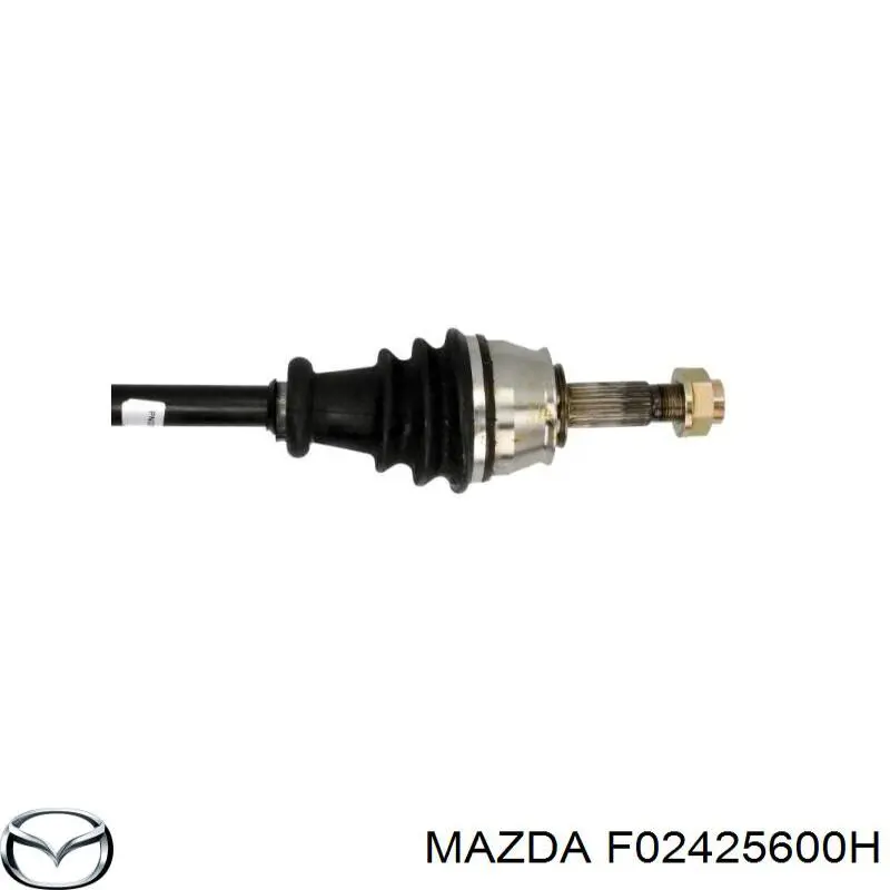 Полуось (привод) передняя левая Mazda 323 BG