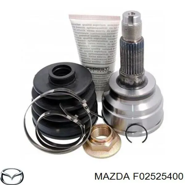 Полуось (привод) передняя правая F02525400 Mazda