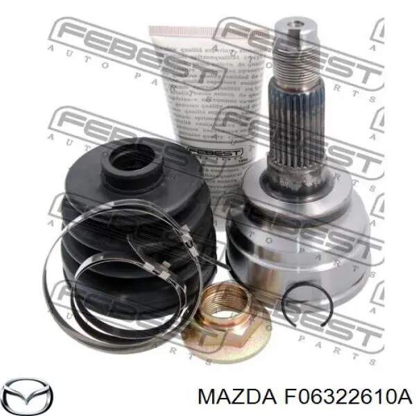 ШРУС наружный передний F06322610A Mazda