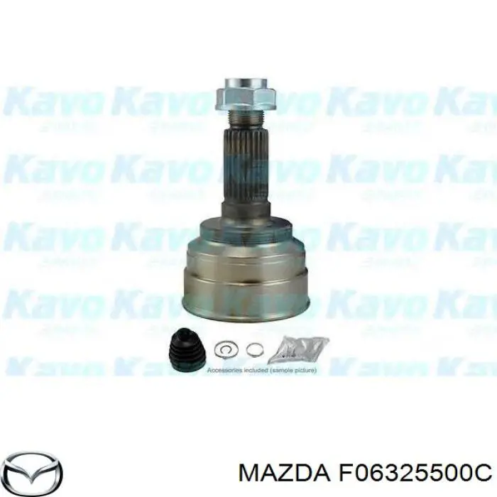 FA092550XF Mazda полуось (привод передняя правая)