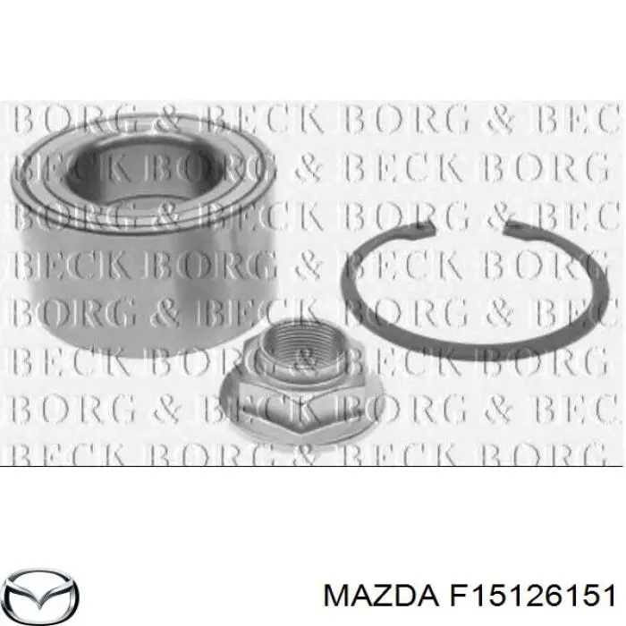 Подшипники задней ступицы Mazda F15126151 цена, от 28.32 USD