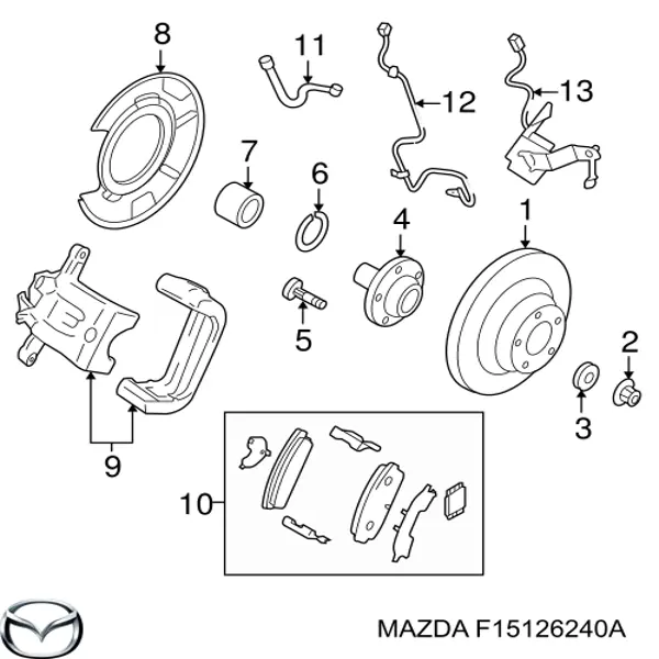 F15126240A Mazda 