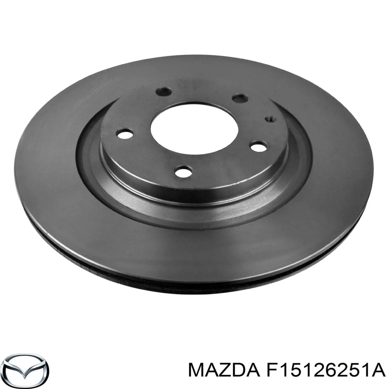 Disco de freno trasero F15126251A Mazda