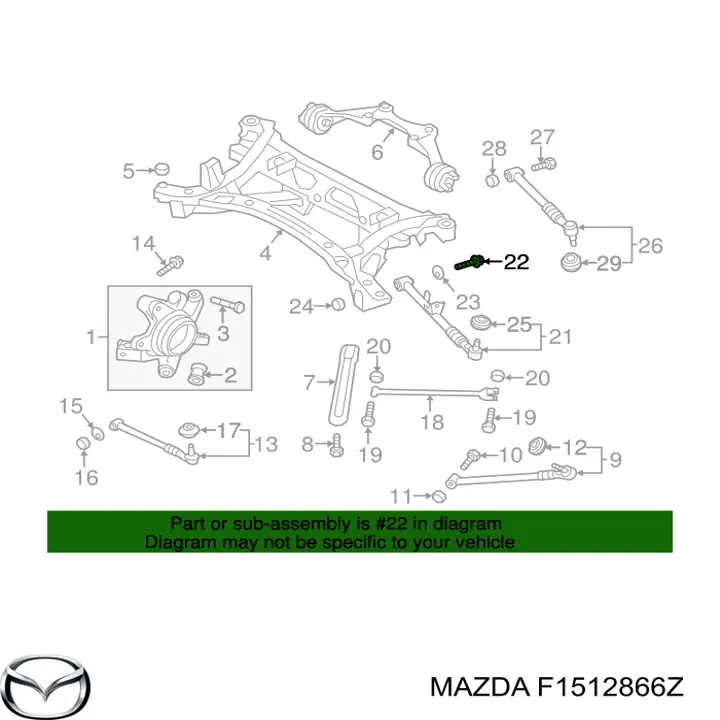  F1512866Z Mazda