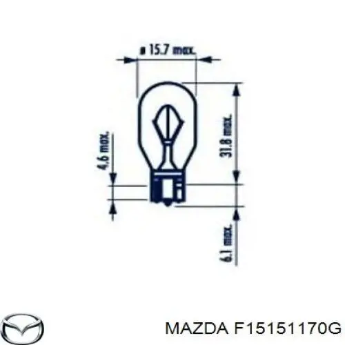 F15151170G Mazda фонарь задний правый