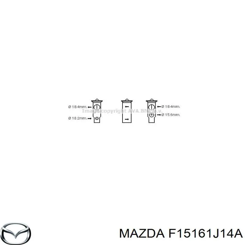 Клапан расширительный Mazda F15161J14A цена, от 22.57 USD