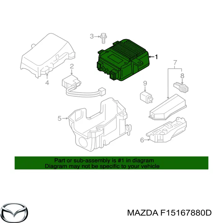 Купить F15167880D Mazda 