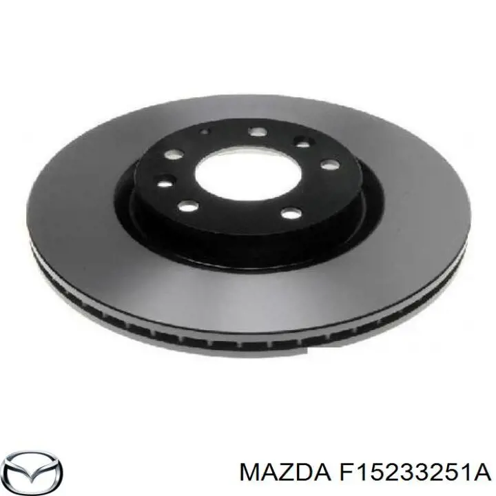 Передние тормозные диски F15233251A Mazda