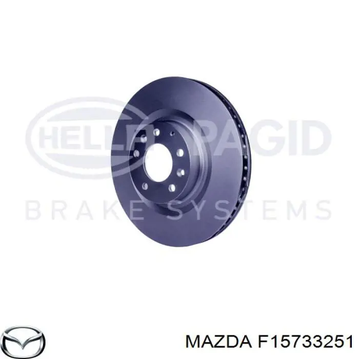 Тормоз дисковый передний Mazda F15733251 цена, от 72.63 USD