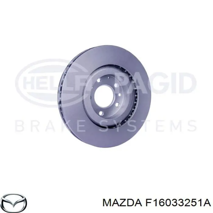 Тормоз дисковый передний Mazda F16033251A цена, от 85.85 USD
