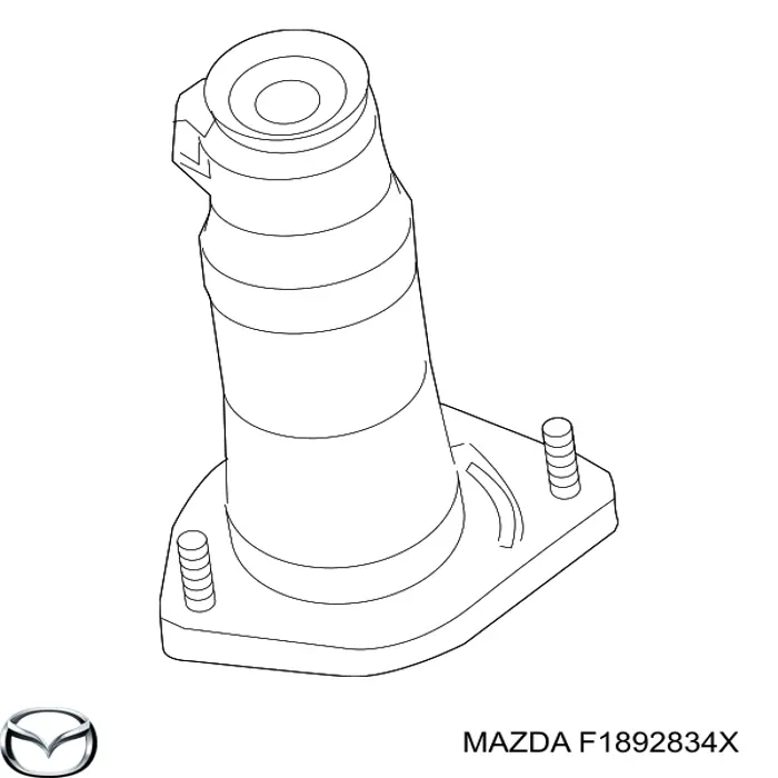 Пыльник стойки задней Mazda F1892834X цена, от 216.82 USD