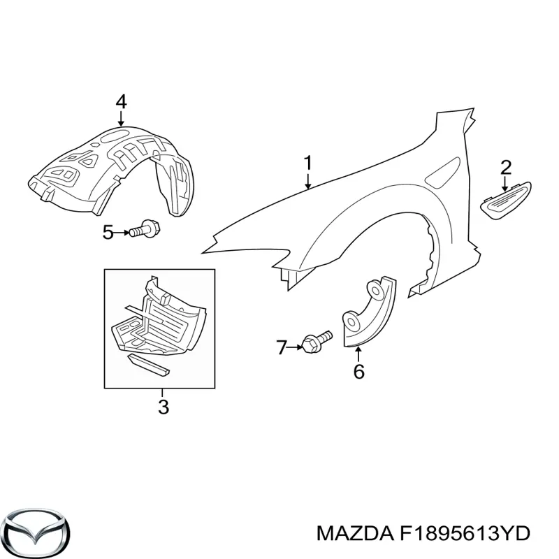 F1895613YC Mazda 