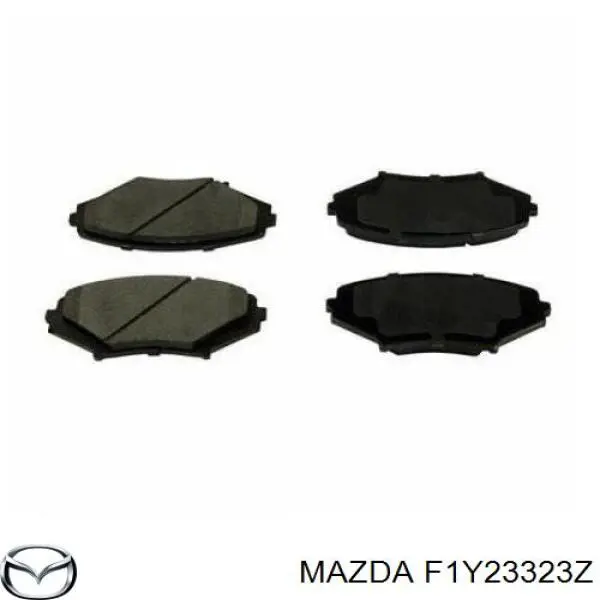 Передние тормозные колодки F1Y23323Z Mazda