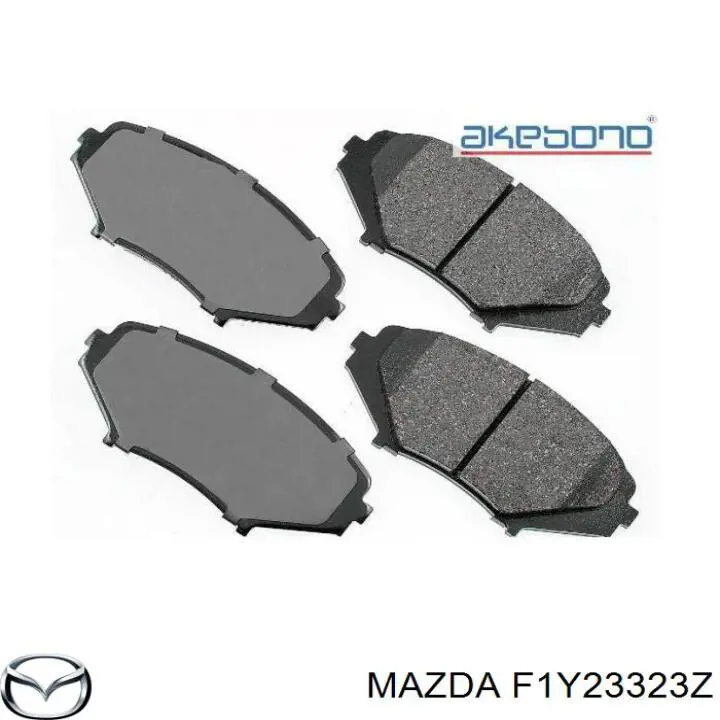 Передние тормозные колодки F1Y23323Z Mazda